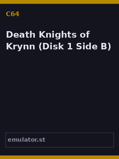 Death Knights of Krynn