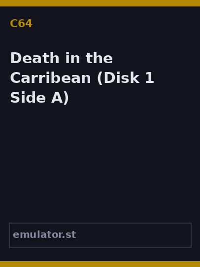 Death in the Carribean
