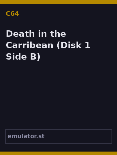 Death in the Carribean