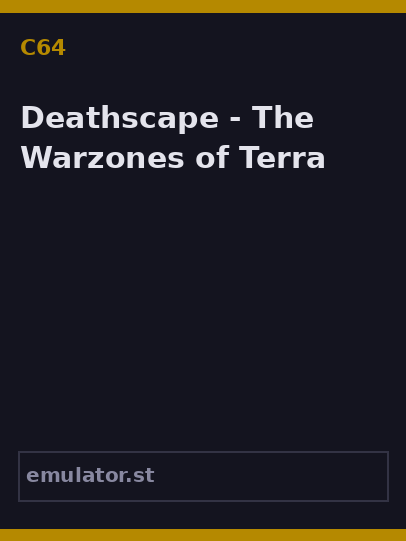 Deathscape - The Warzones of Terra