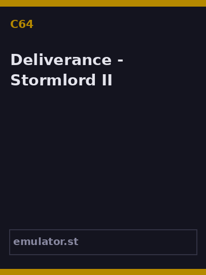 Deliverance - Stormlord II