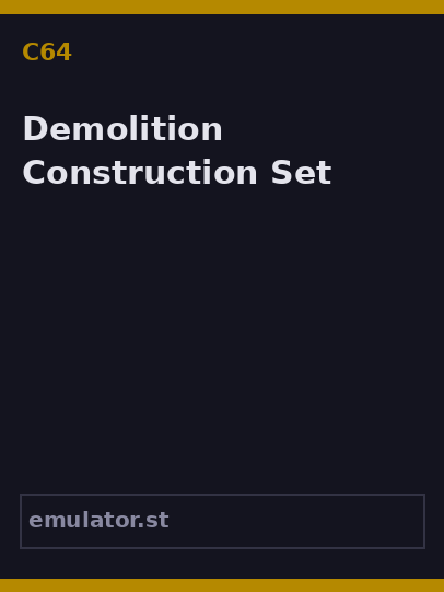 Demolition Construction Set