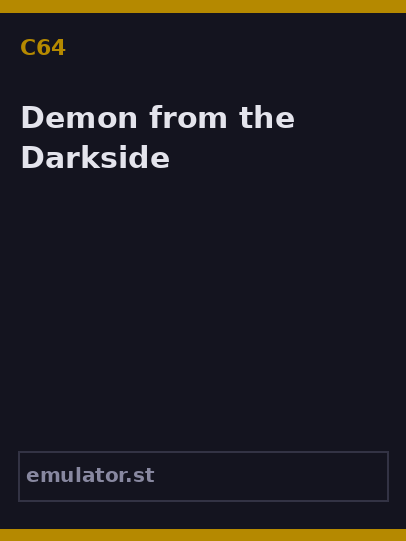 Demon from the Darkside