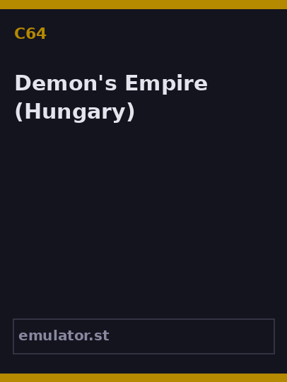 Demon's Empire