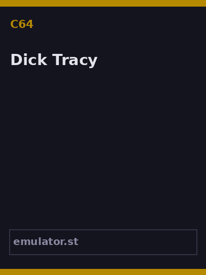 Dick Tracy