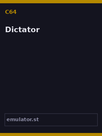 Dictator