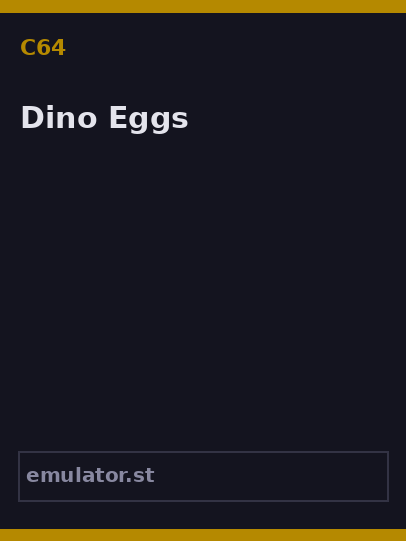 Dino Eggs