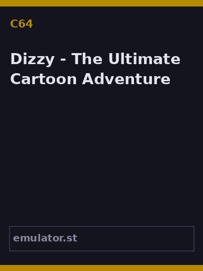 Dizzy - The Ultimate Cartoon Adventure
