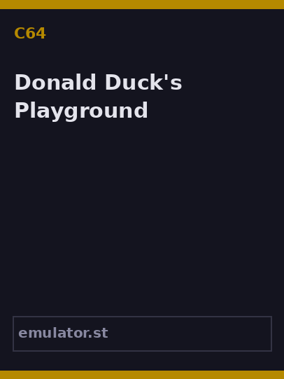 Donald Duck's Playground