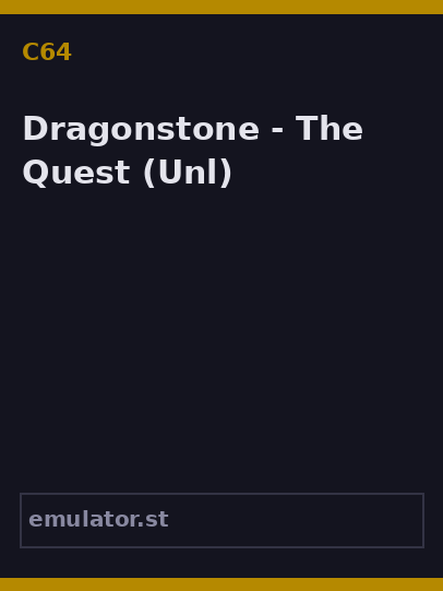 Dragonstone - The Quest