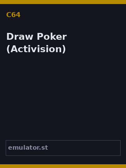 Draw Poker