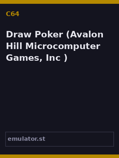 Draw Poker