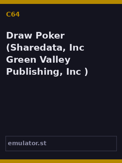 Draw Poker