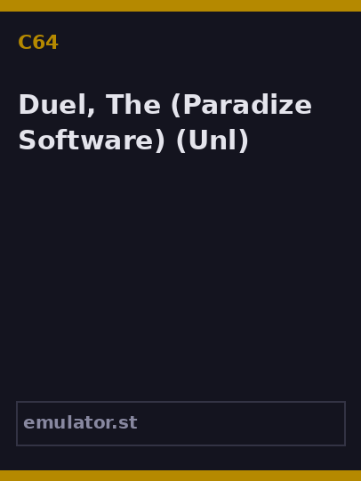 Duel, The