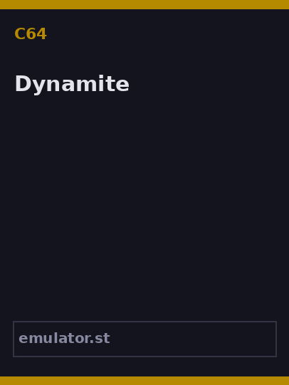 Dynamite