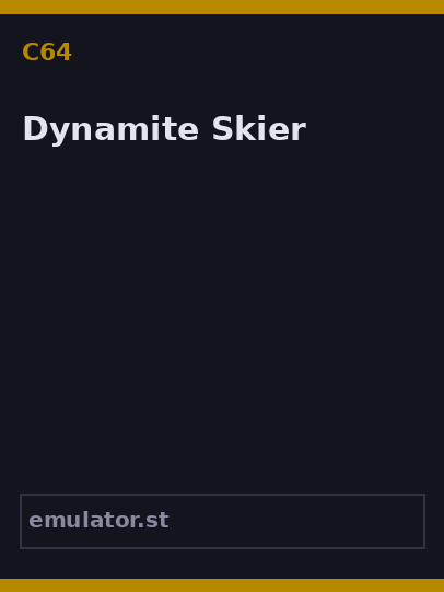 Dynamite Skier