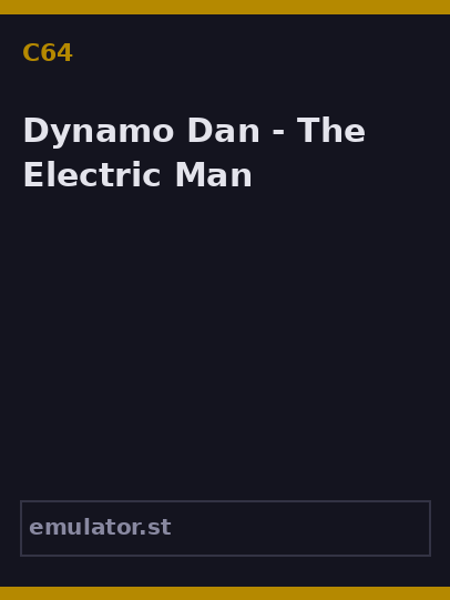 Dynamo Dan - The Electric Man