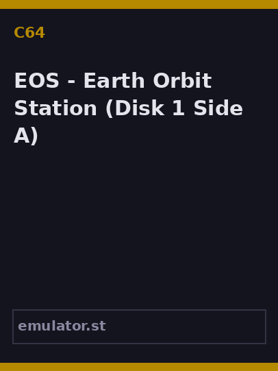 EOS - Earth Orbit Station