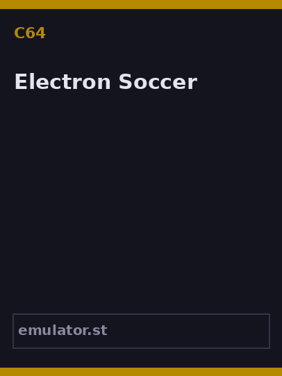 Electron Soccer