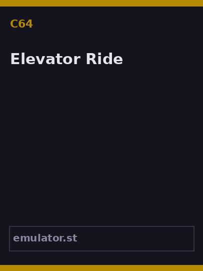 Elevator Ride