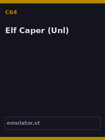 Elf Caper