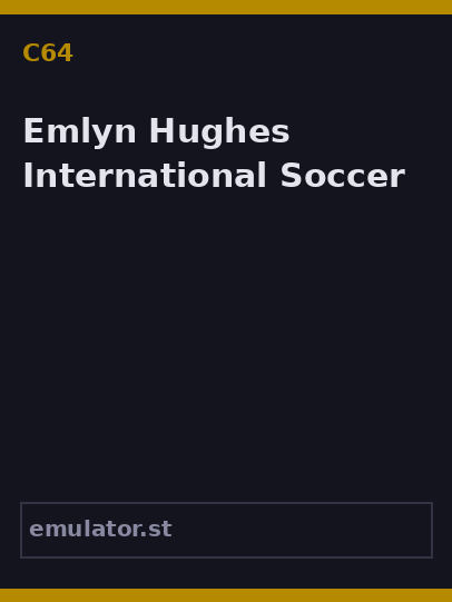 Emlyn Hughes International Soccer