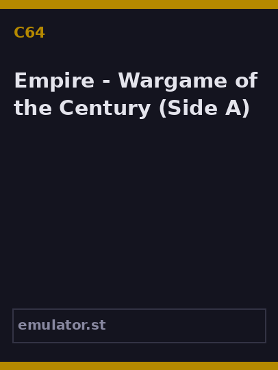 Empire - Wargame of the Century