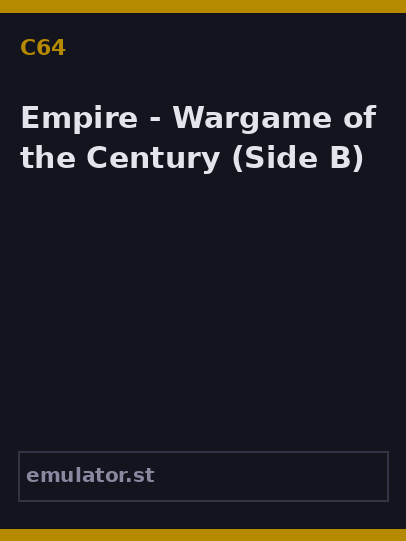 Empire - Wargame of the Century