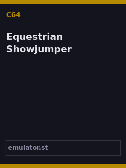 Equestrian Showjumper