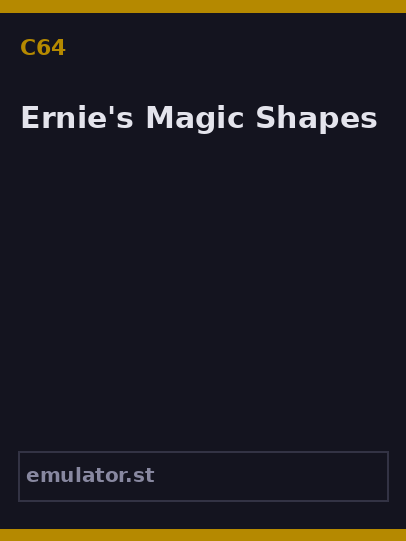 Ernie's Magic Shapes