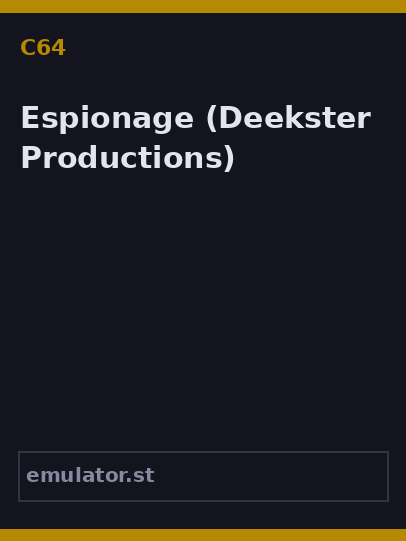 Espionage