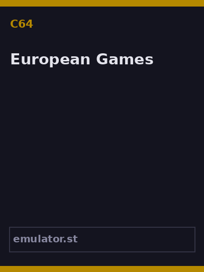 European Games