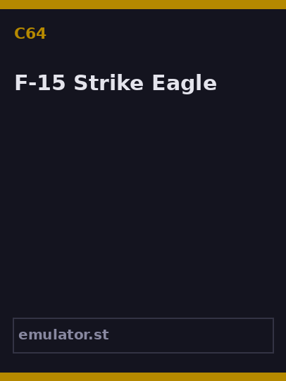 F-15 Strike Eagle