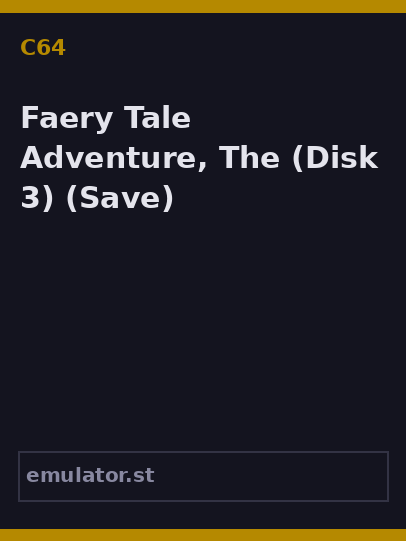 Faery Tale Adventure, The