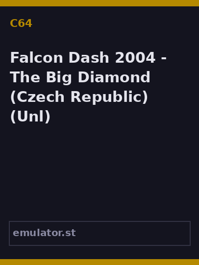 Falcon Dash 2004 - The Big Diamond