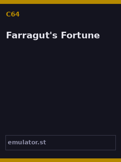Farragut's Fortune