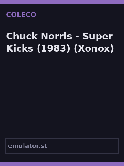 Chuck Norris - Super Kicks