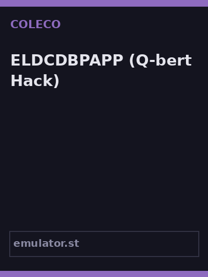 ELDCDBPAPP