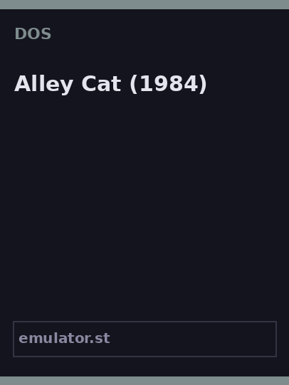 Alley Cat