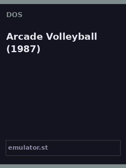 Arcade Volleyball