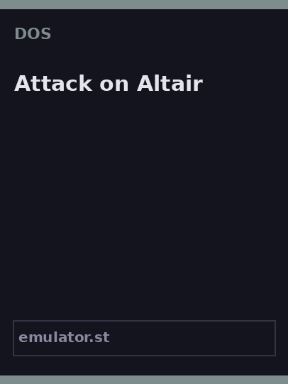Attack on Altair