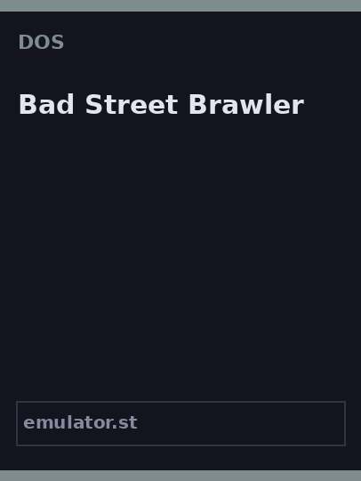 Bad Street Brawler