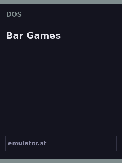 Bar Games