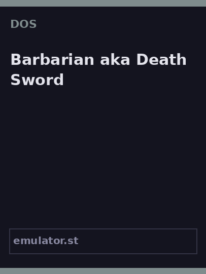 Barbarian aka Death Sword