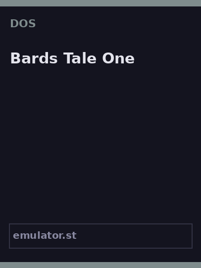 Bards Tale One