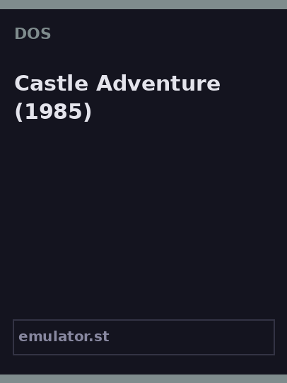 Castle Adventure