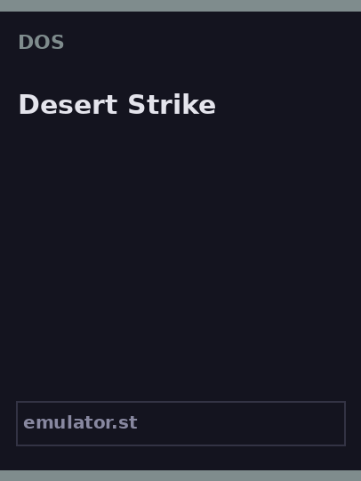 Desert Strike
