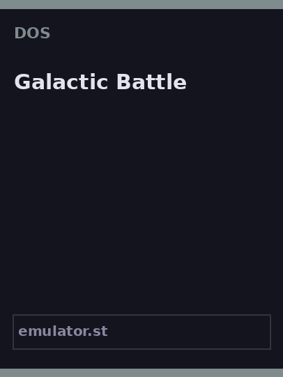 Galactic Battle