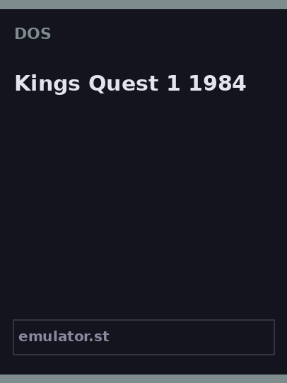 Kings Quest 1.1984