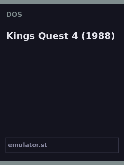 Kings Quest 4